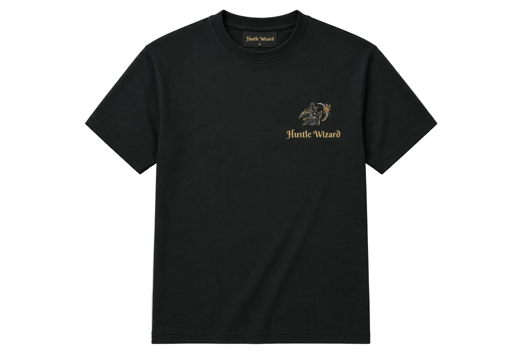 HUSTLE WIZARD “Corner Market” Graphic T-Shirt – Premium Streetwear Urban Wizard Tee