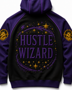 Hustle Wizard Tracksuit – Luxury Purple Streetwear Set (French Terry Cotton)