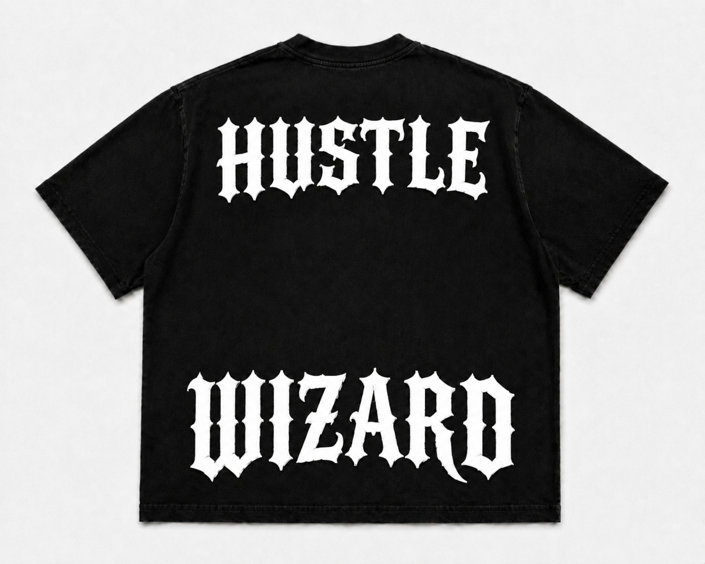 HUSTLE WIZARD VINTAGE WASHED TEE